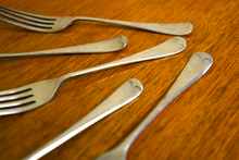 Load image into Gallery viewer, Set of 5 Vintage Forks
