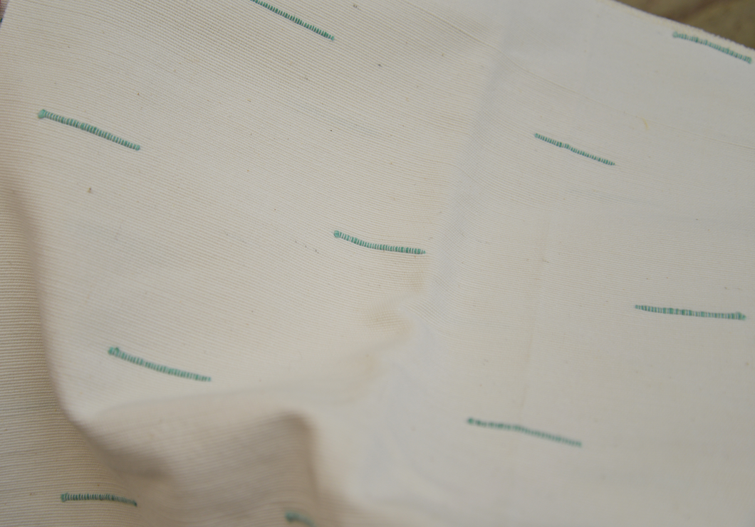 Fabric W/ Green Detailing