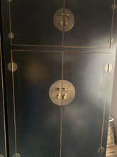 Load image into Gallery viewer, Black &amp; Brass Wardrobe
